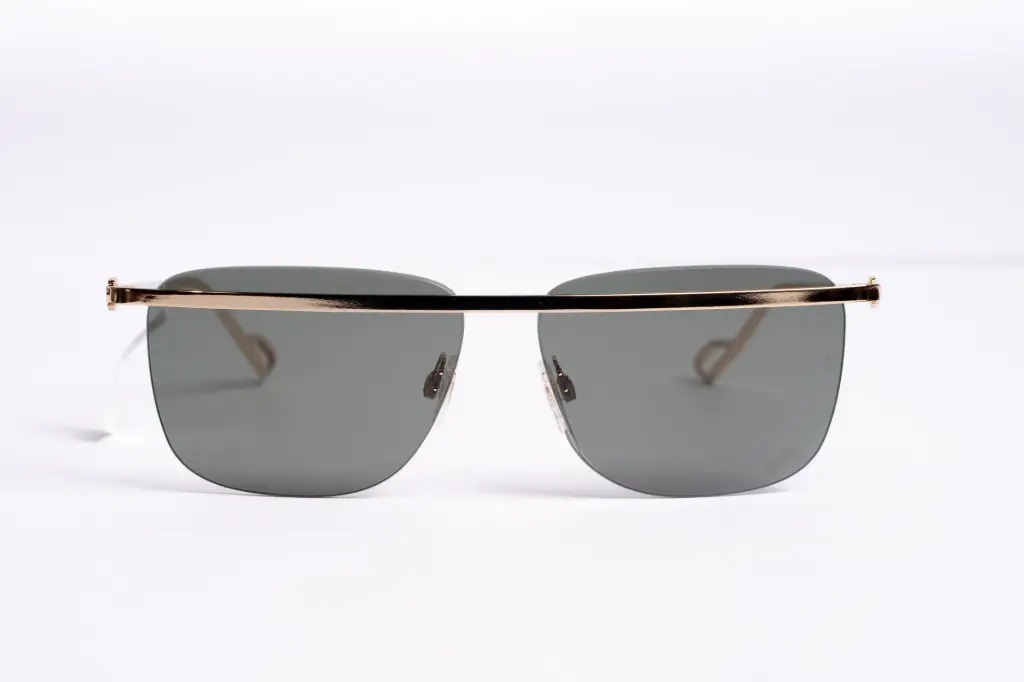 Royal Enfield Aviator Sunglasses – Gold Frame with Grey Lenses