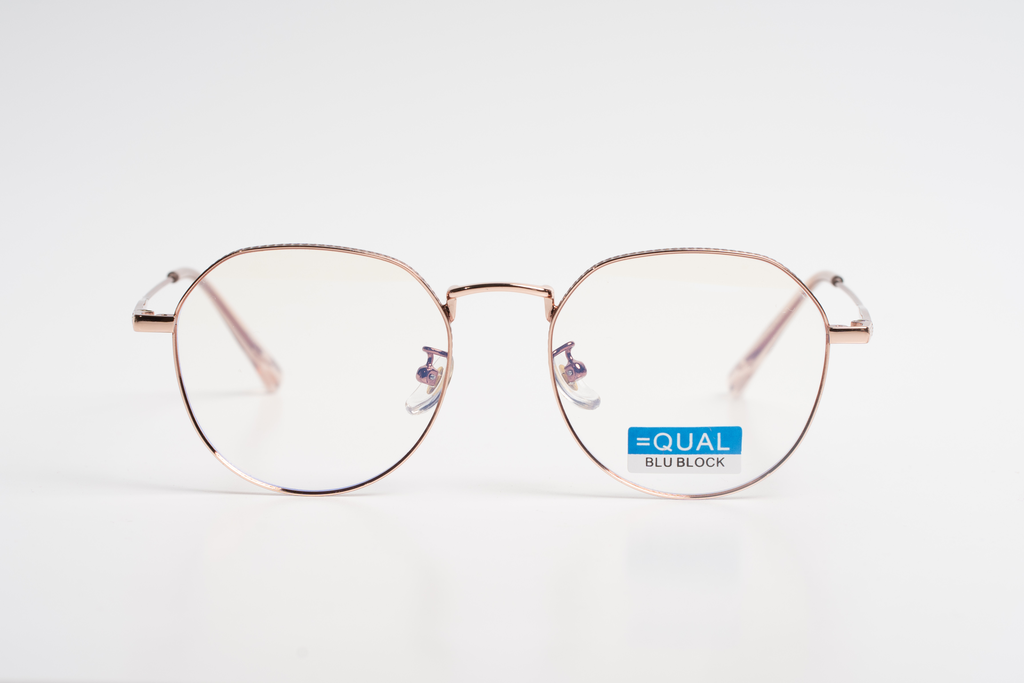  EQUAL Blu Block "Rose Round" Frame: Timeless Protection