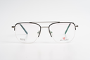 Roberto Gabriel Sophisticated Half-Rim Frame: Modern Edge