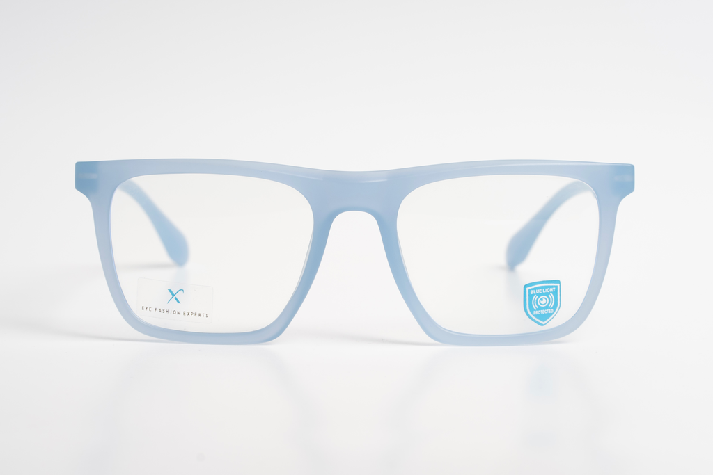 EYE FASHION EXPERT'S Sky Blue Guard Frame: Stylish Blue Light