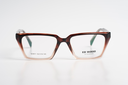 Gradient Brown & Clear Ed Wood Designer Eyeglasses
