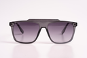 Scott Bold Grey Translucent Square Sunglasses