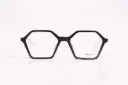 Pepe Jeans Geometric Black Eyeglasses – Bold, Artistic, Iconic