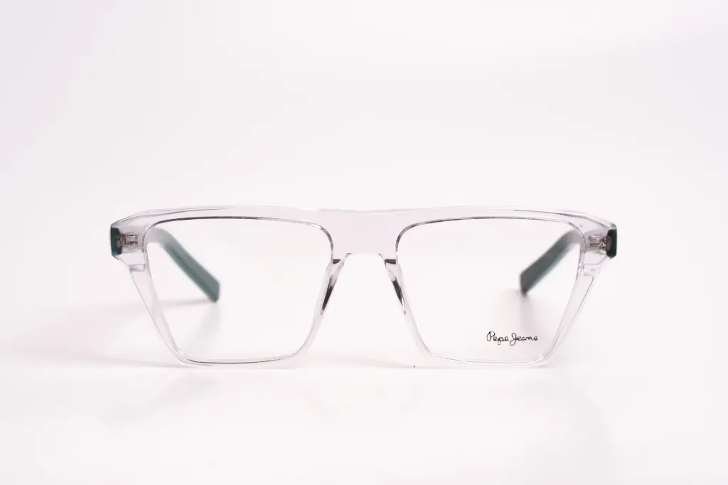 Pepe Jeans Crystal Clear Eyeglasses – Sleek, Stylish, Contemporary