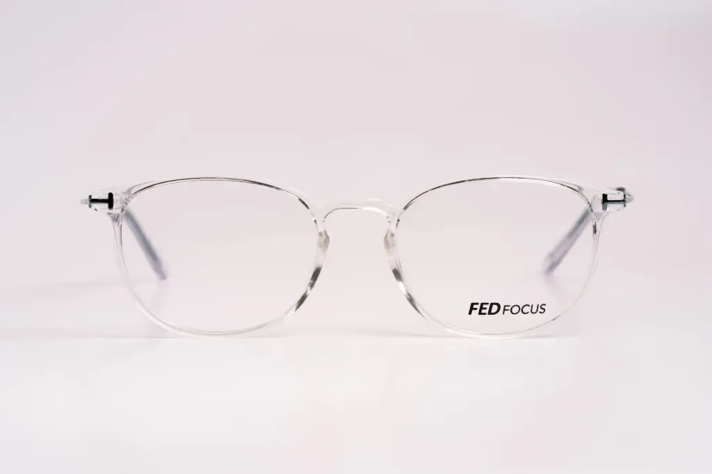 FED Focus Crystal Oval Eyeglasses – Lightweight Precision, Timeless Design