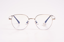 Anti-Blue Light Eyewear – Gold Matte Round Frame