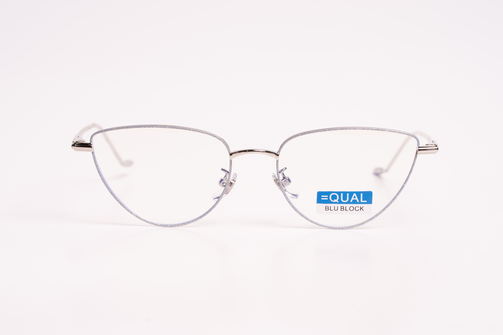 Equal Silver Whisper Eyewear – Ultra-Light Blue Light Blocking Glasses