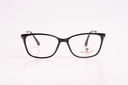 Tom Han's Luxury Cat-Eye Eyeglasses - Black with Gold Twist Temples