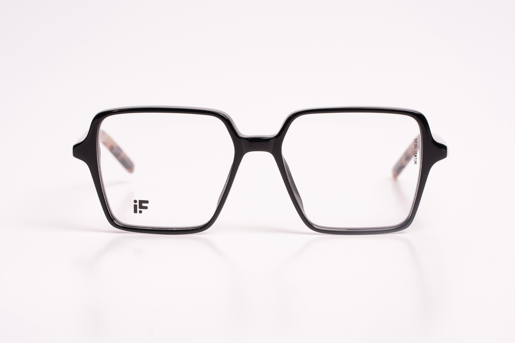 FEDFOCUS Bold Geometric Eyeglasses - Black & Havana