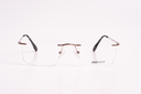FEDFOCUS Rimless Rectangular Eyeglasses 