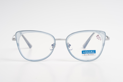 EQUAL Blu Block "Skyline Cat-Eye" Frame: Clear View, Chic Style