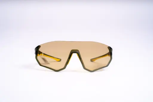 Royal Enfield Adventure Series Sunglasses – Matte Green with Amber Shield Lens