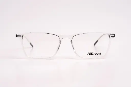 FED Focus Clear Frame Eyeglasses – Lightweight & Modern Precision