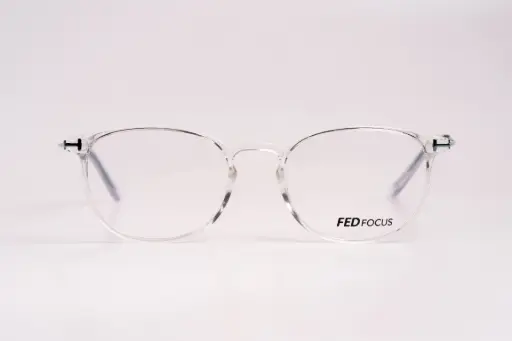 FED Focus Crystal Oval Eyeglasses – Lightweight Precision, Timeless Design