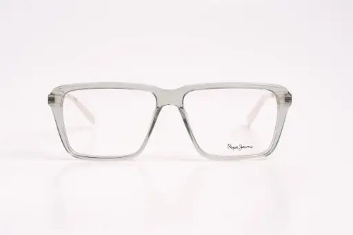 Pepe Jeans Transparent Square Eyeglasses – Clean, Contemporary, Confident