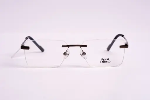 Royal Enfield Rimless Eyeglasses – Rugged Precision Meets Everyday Elegance