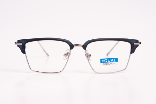 Equal Blu Block Matte Dark Frame Eyeglasses – Stylish & Protective