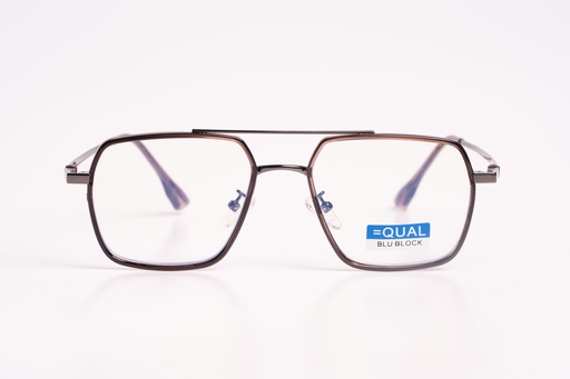 EQUAL Blu Block Eyewear – Classic Gunmetal Aviator Frame