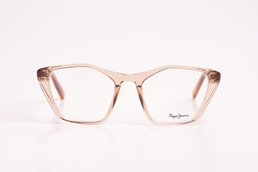 Pepe Jeans Cateye Acetate Eyeglasses - Beige & Havana