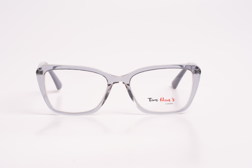 Tom Han's Luxury Cat-Eye Eyeglasses - Grey Translucent