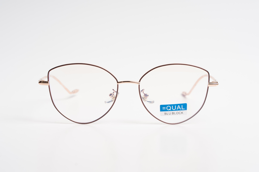 EQUAL Chic Cat-Eye Blue Light Blocking Glasses - Rose Gold
